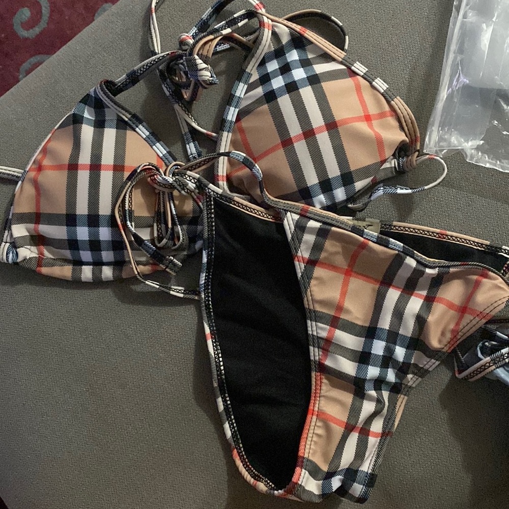 NWT - Burberry looking bikini